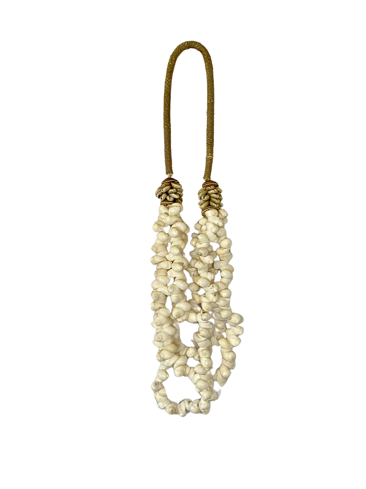Wall decor necklace shell white