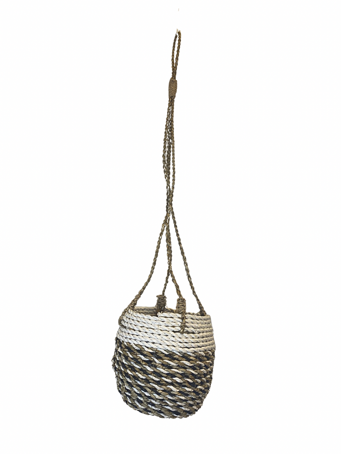 Basket hanger white with black