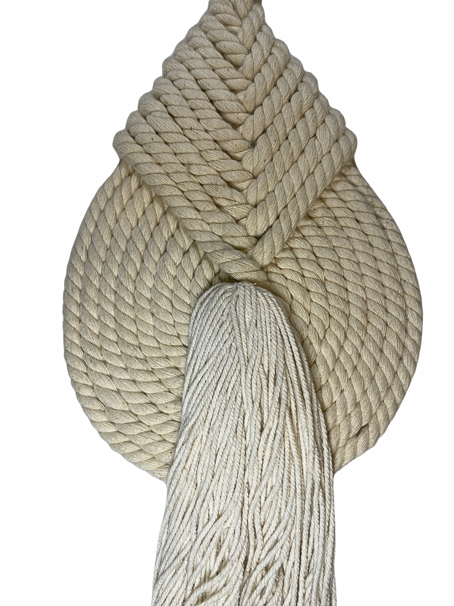 Wall hanger tassel white