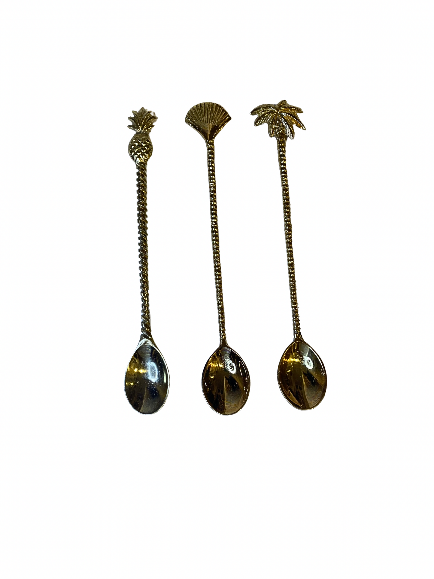 Brass deco spoon size M