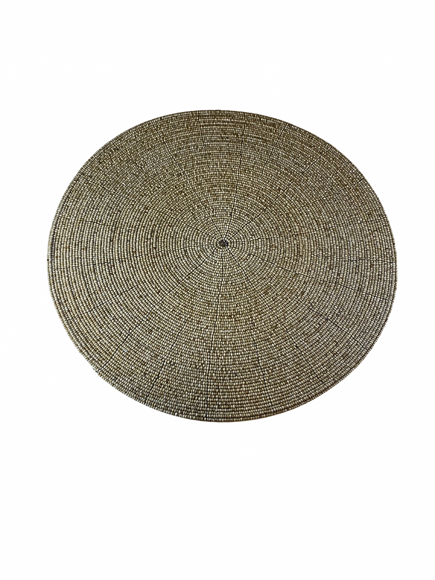 Beads placemat cream - 30cm