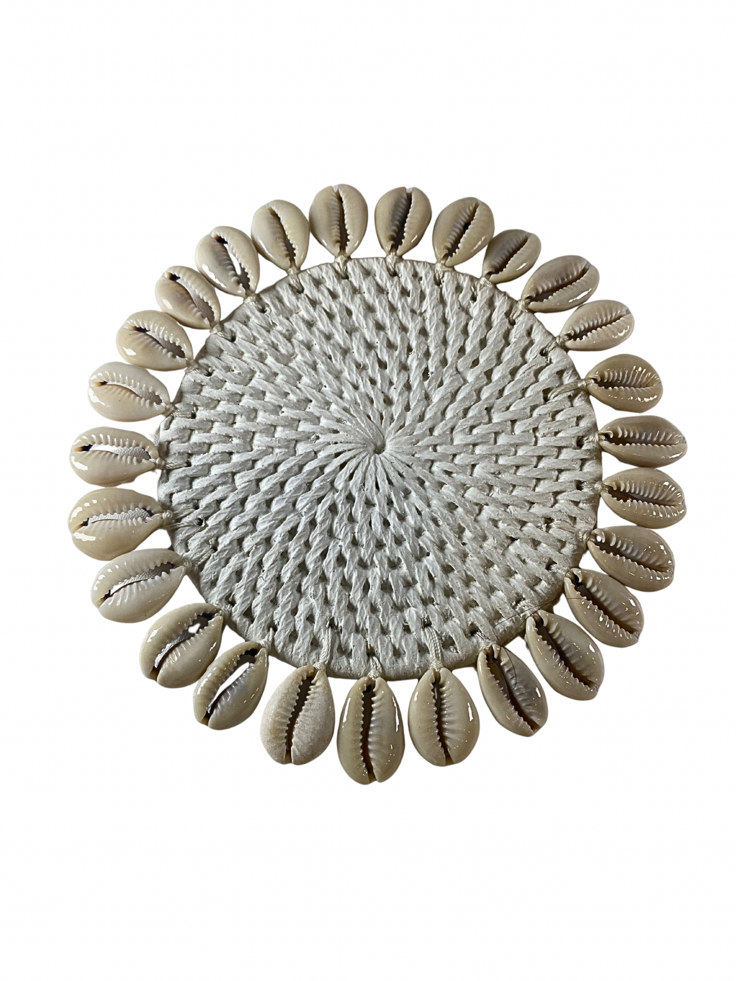 Shell coaster white