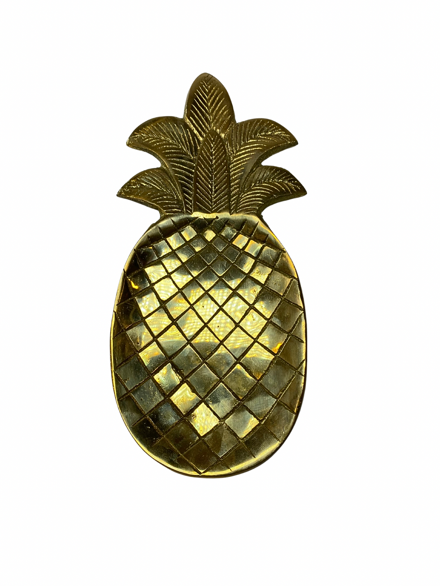 Brass pineapple dish