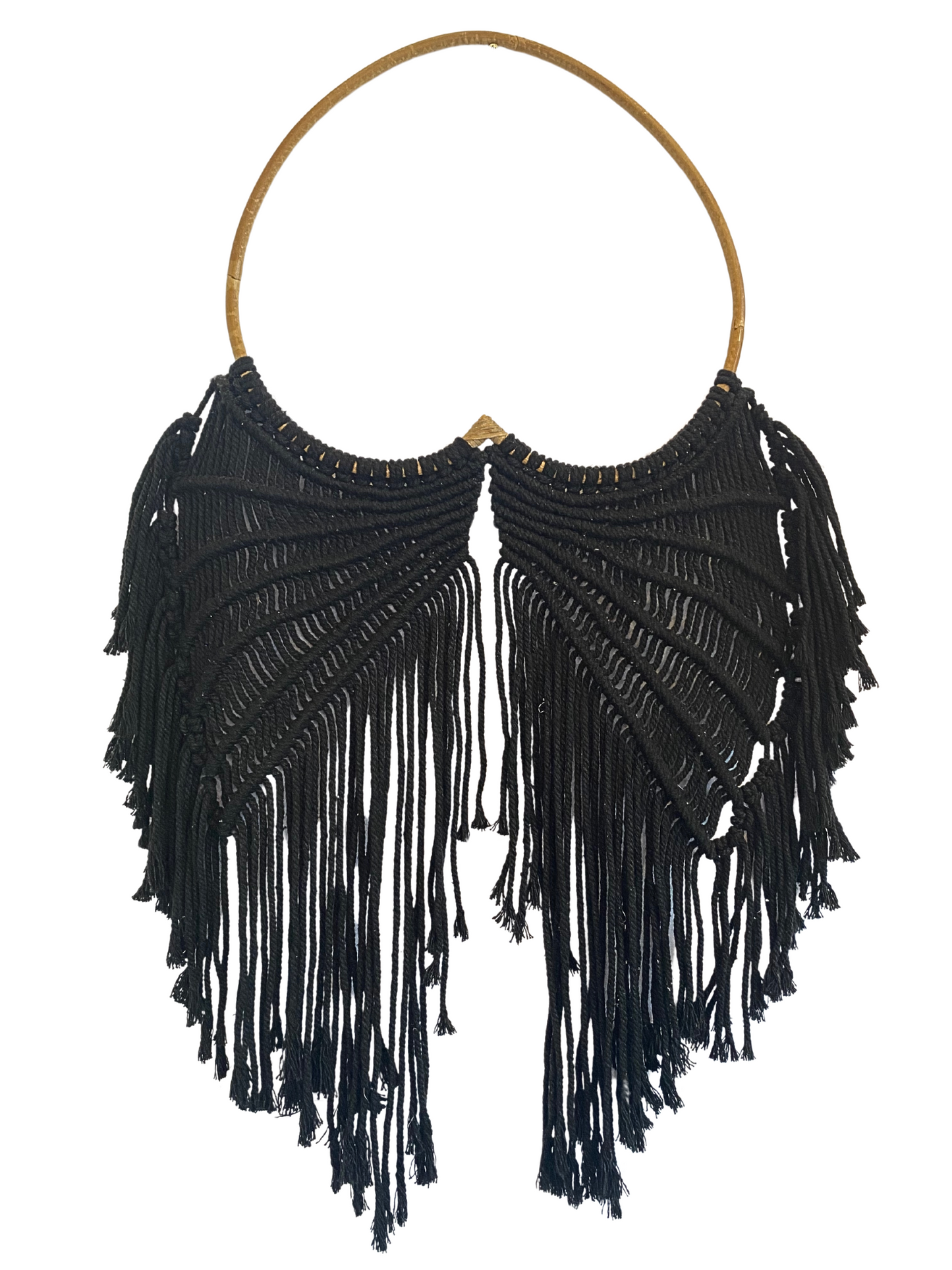 Macrame wings black