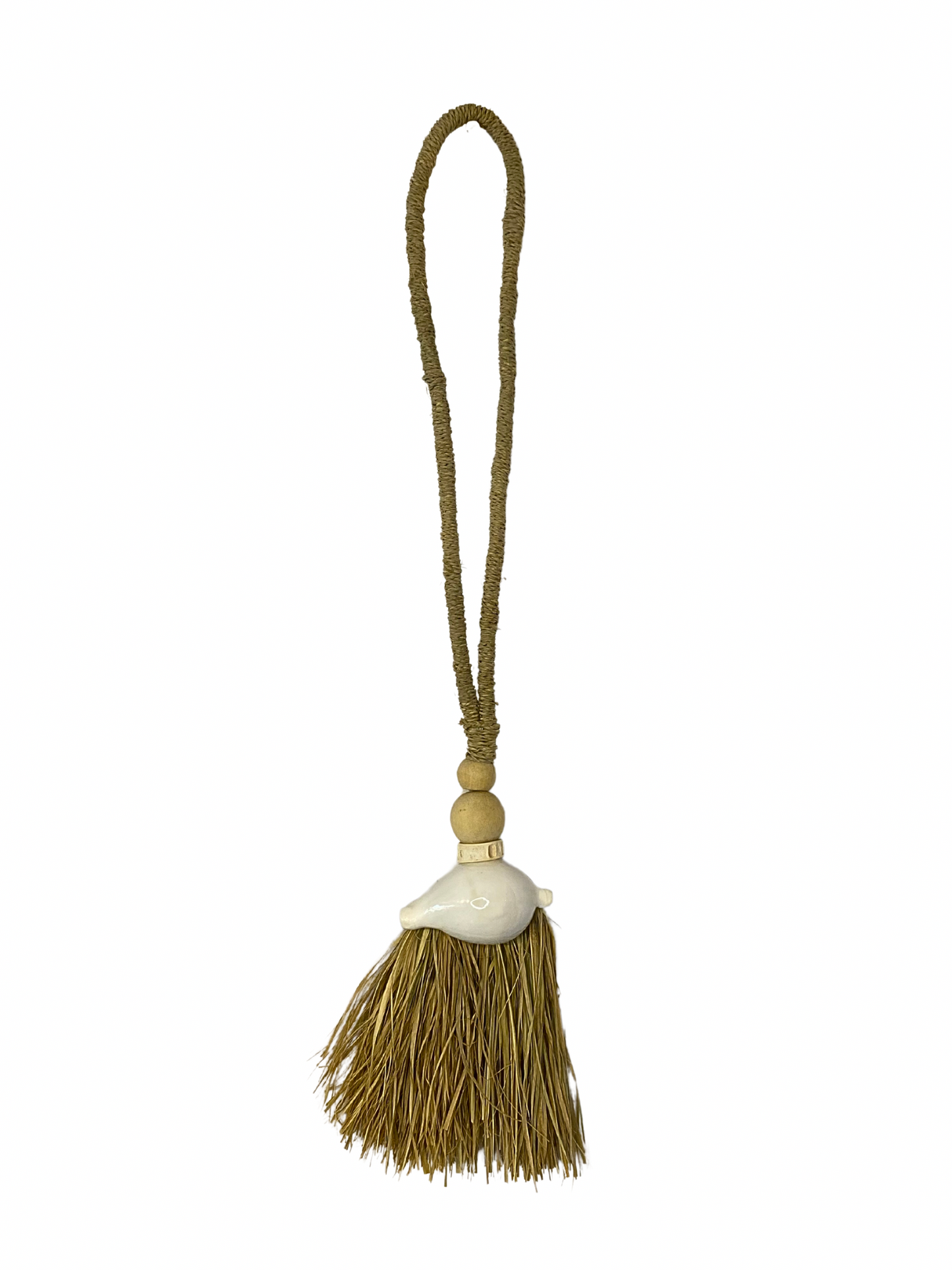 Cowrie shell tassel