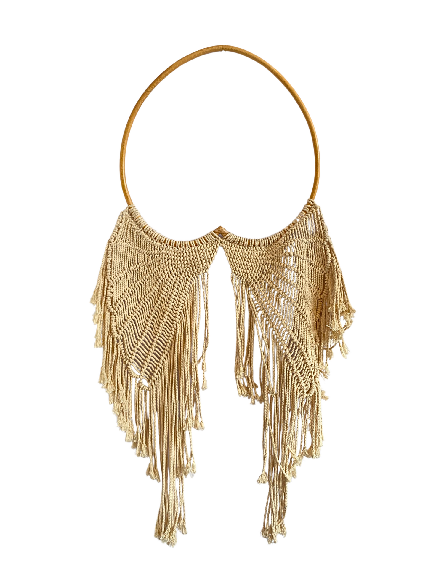 Macrame wings white