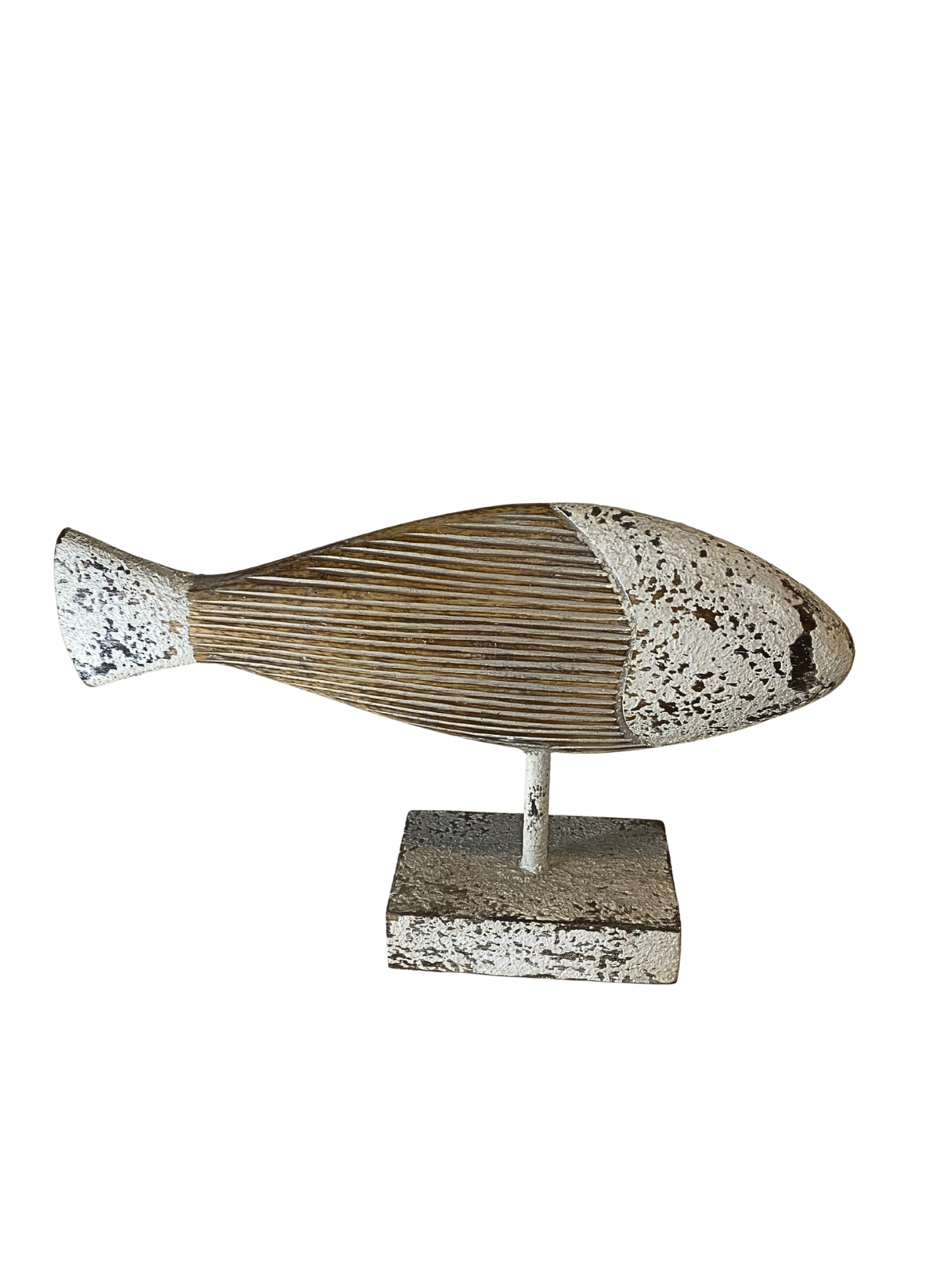 Wooden fish statue size S, M. L