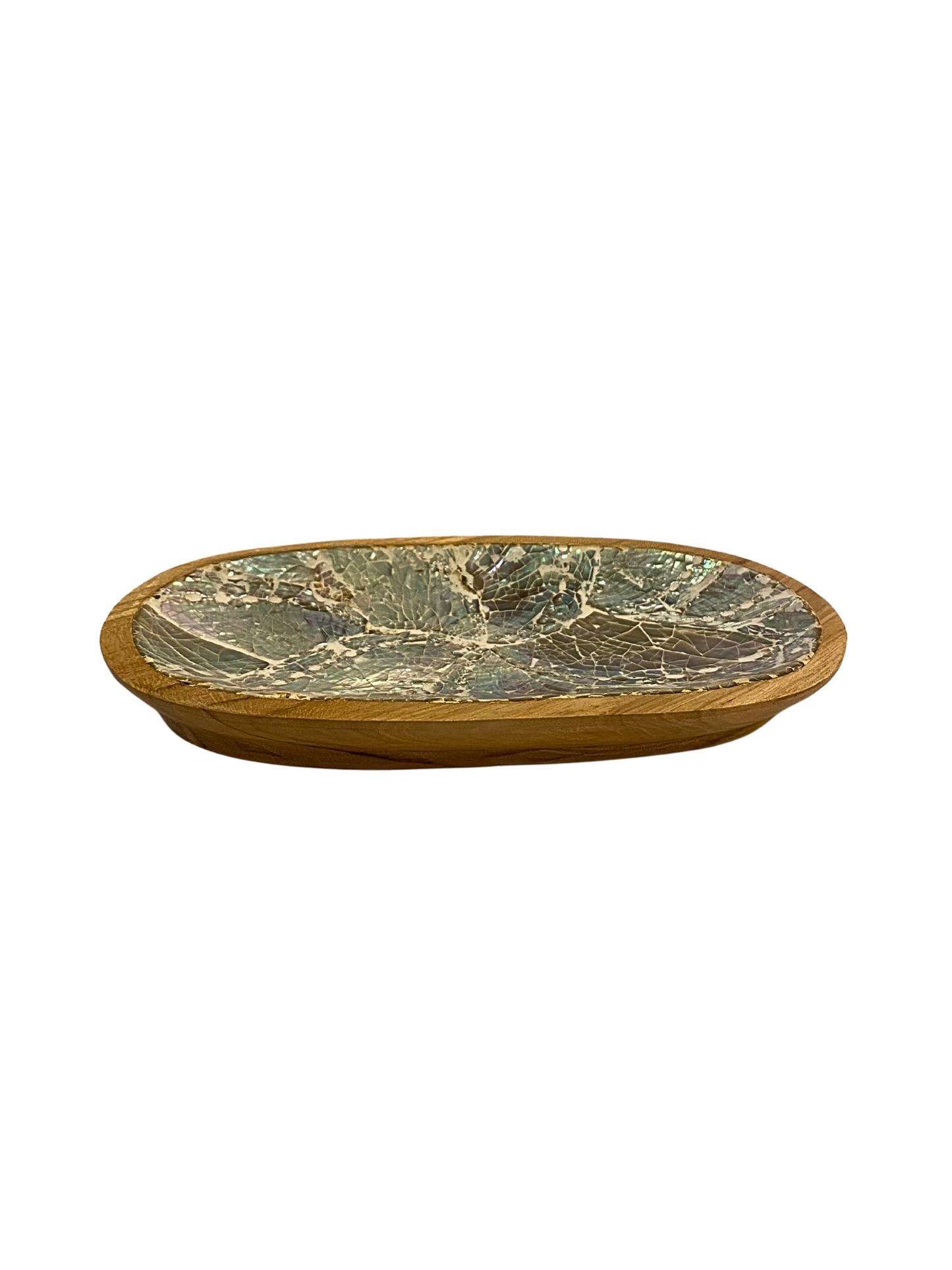 Shell bowl wooden - 20cm