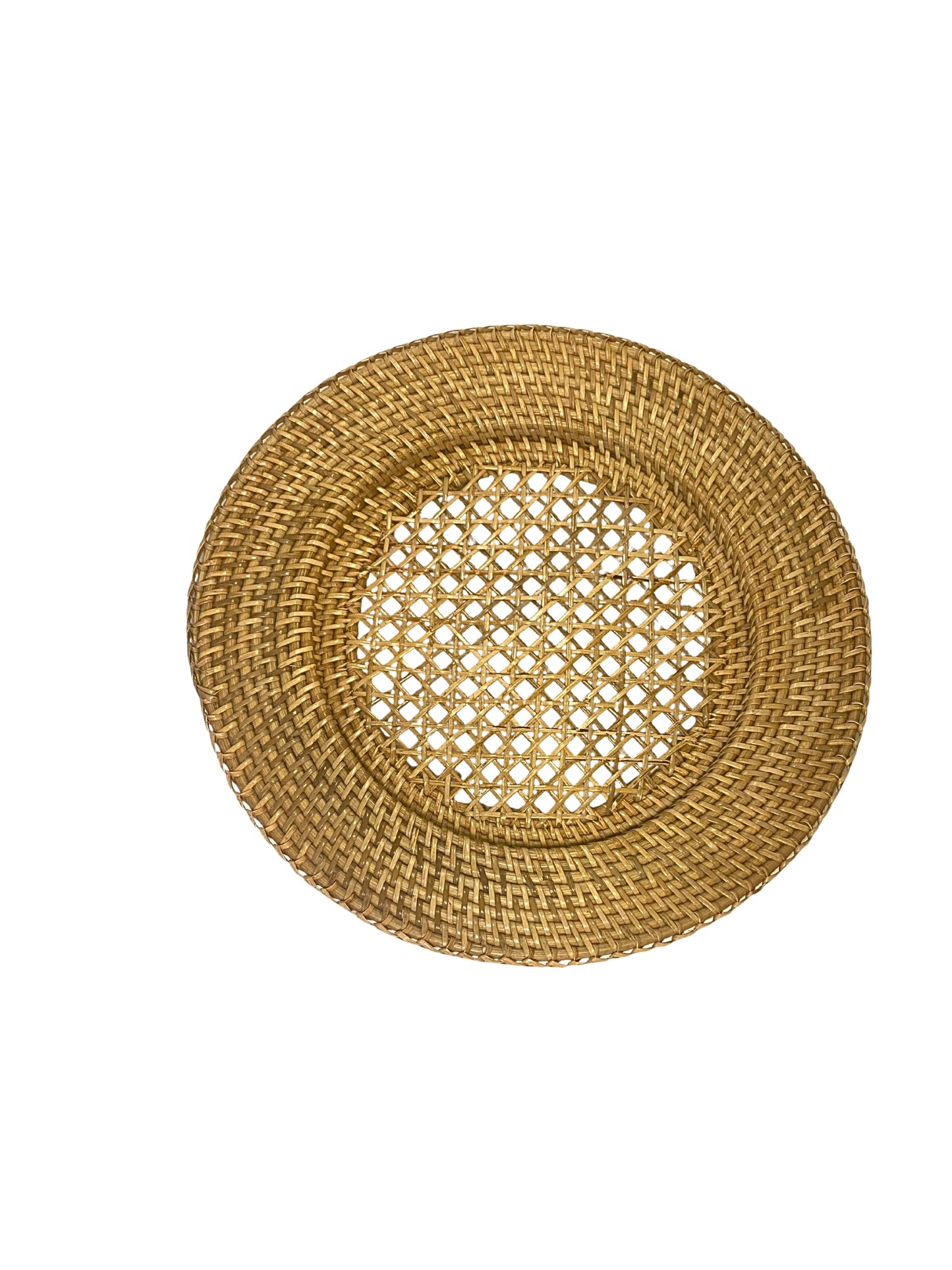 Rattan placemat light brown