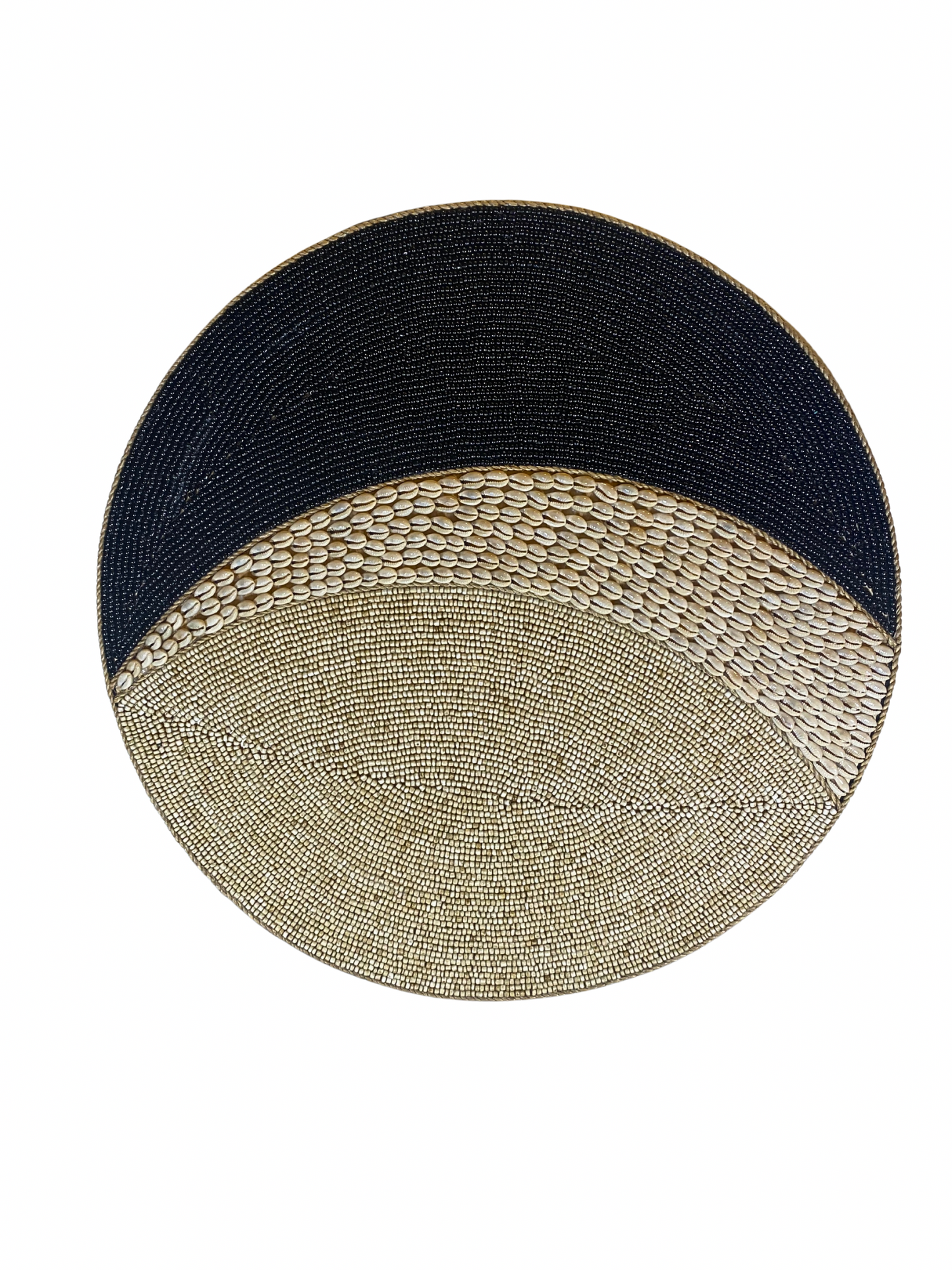 Wall decor bead shell black and natural colour size S,M L