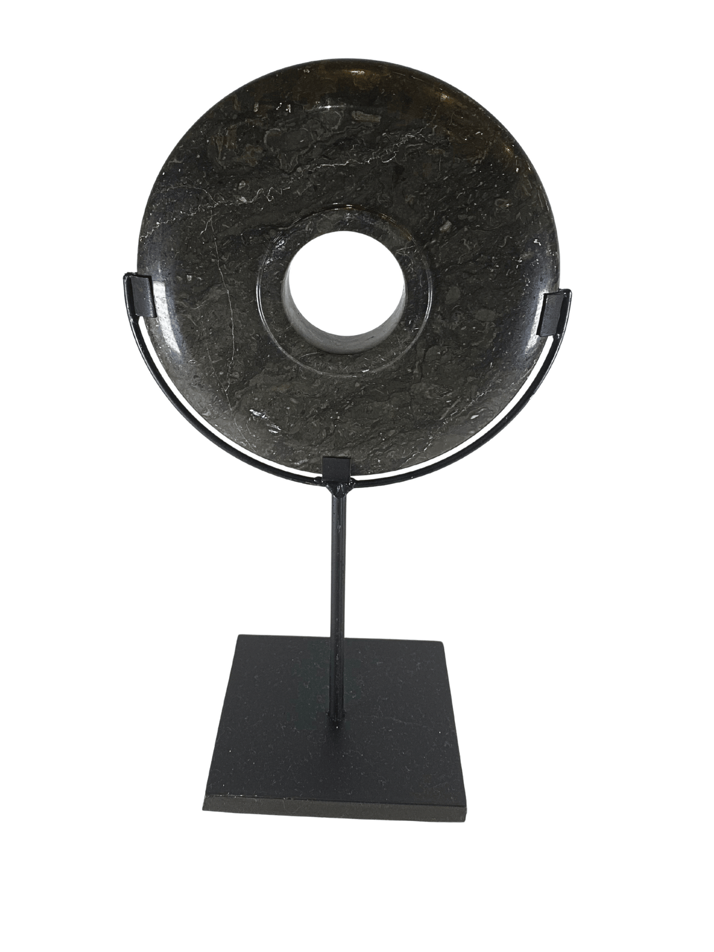 Marble ring dark grey