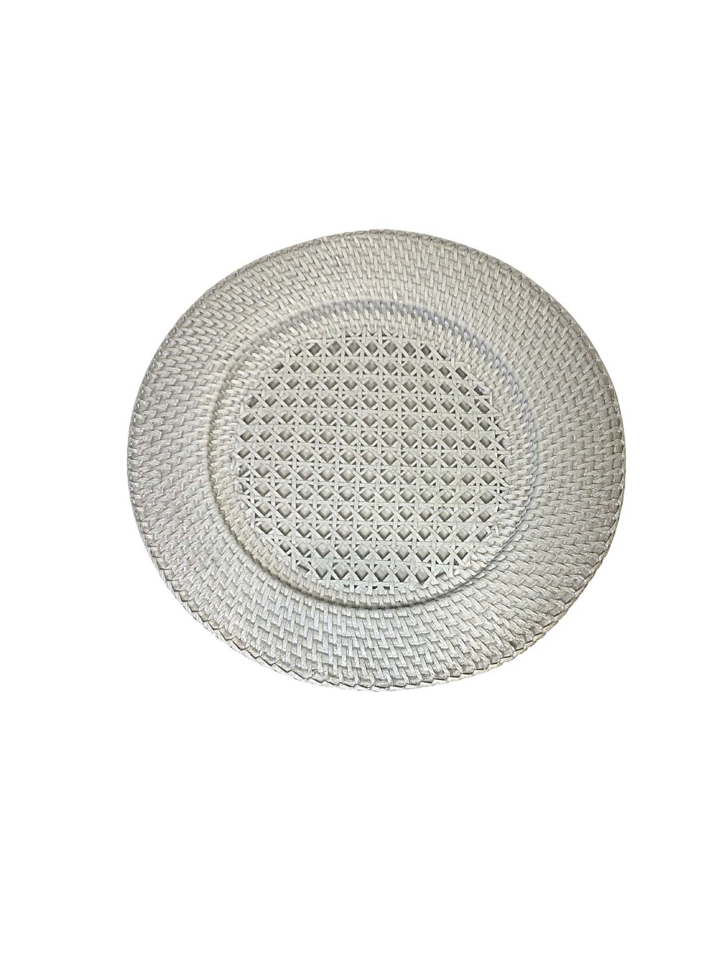 Rattan placemat white
