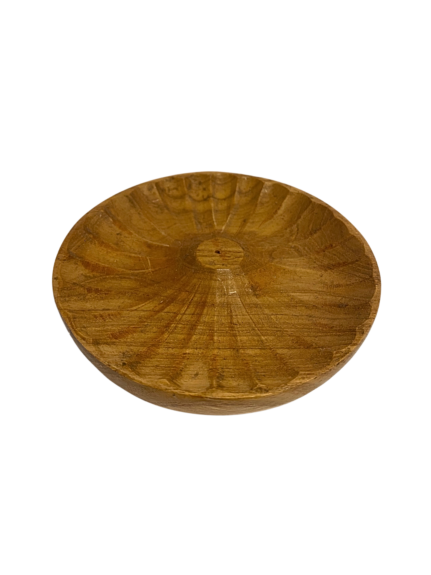Wood incense holder - 10cm