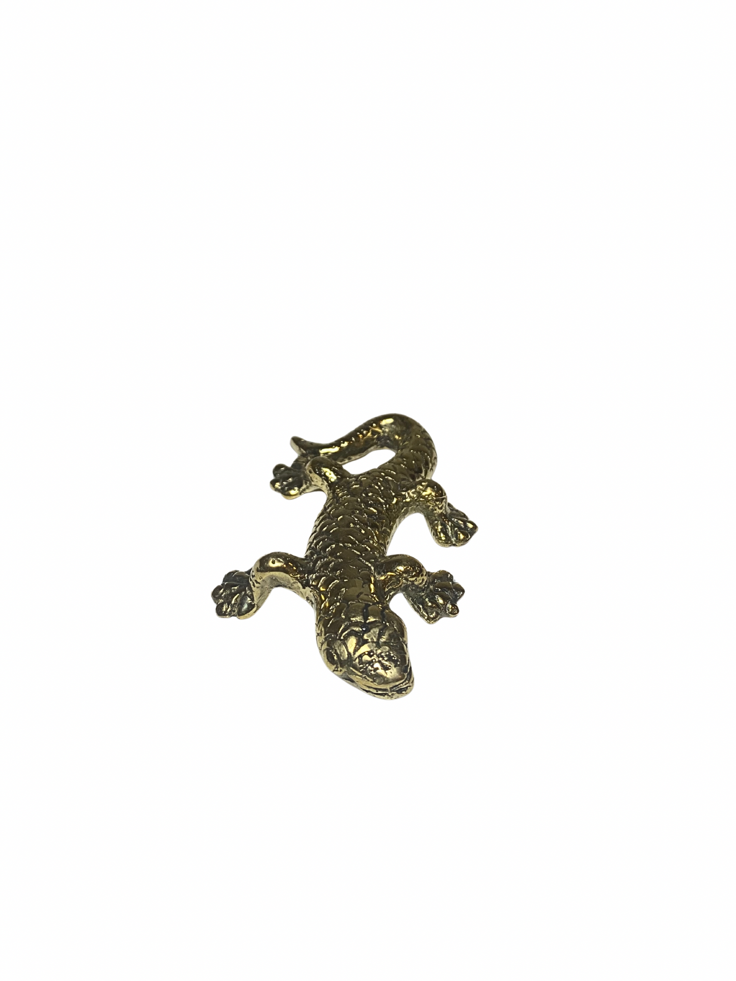 Brass gecko size S