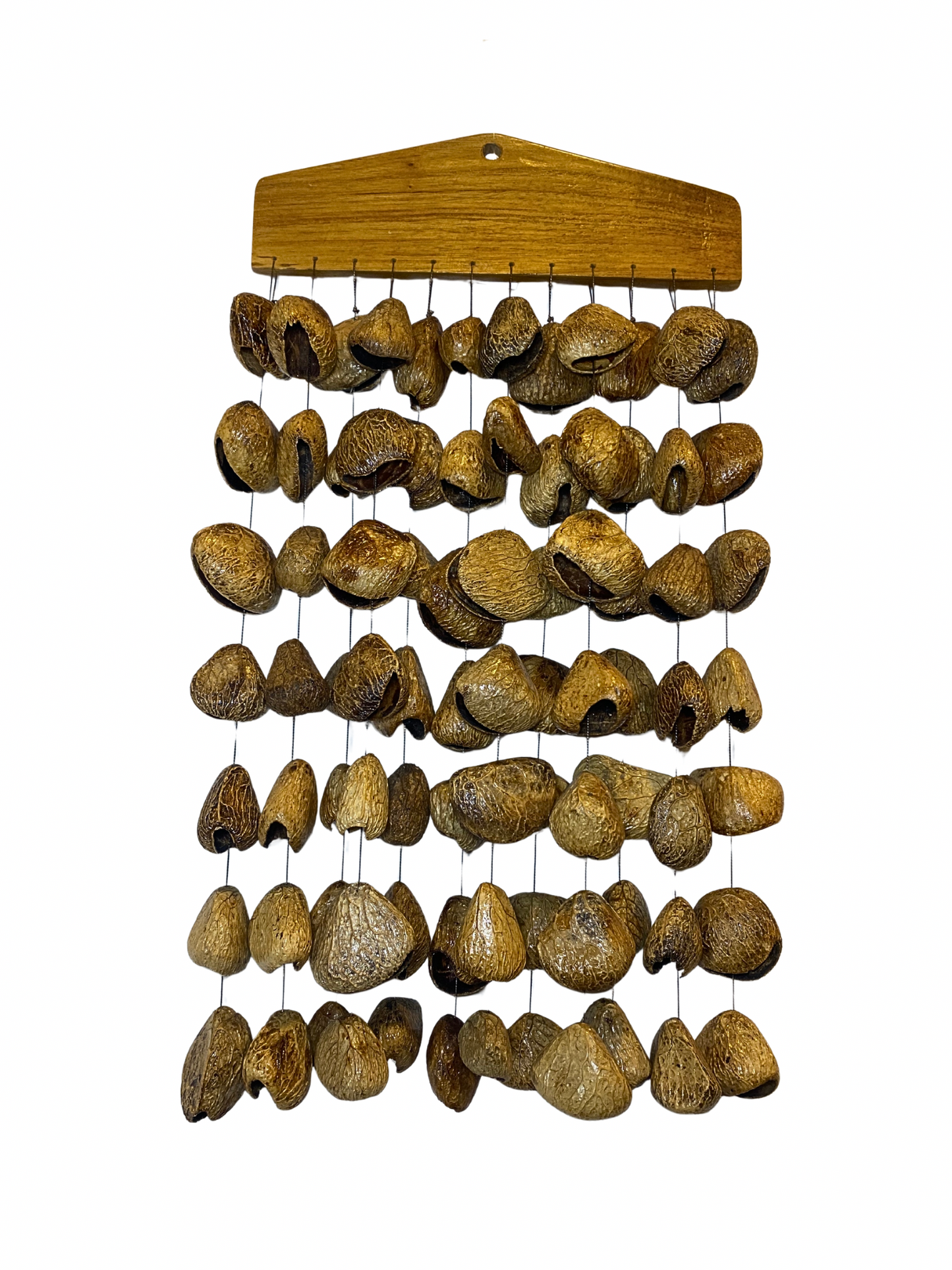 Wall hanger nuts ligt brown size M