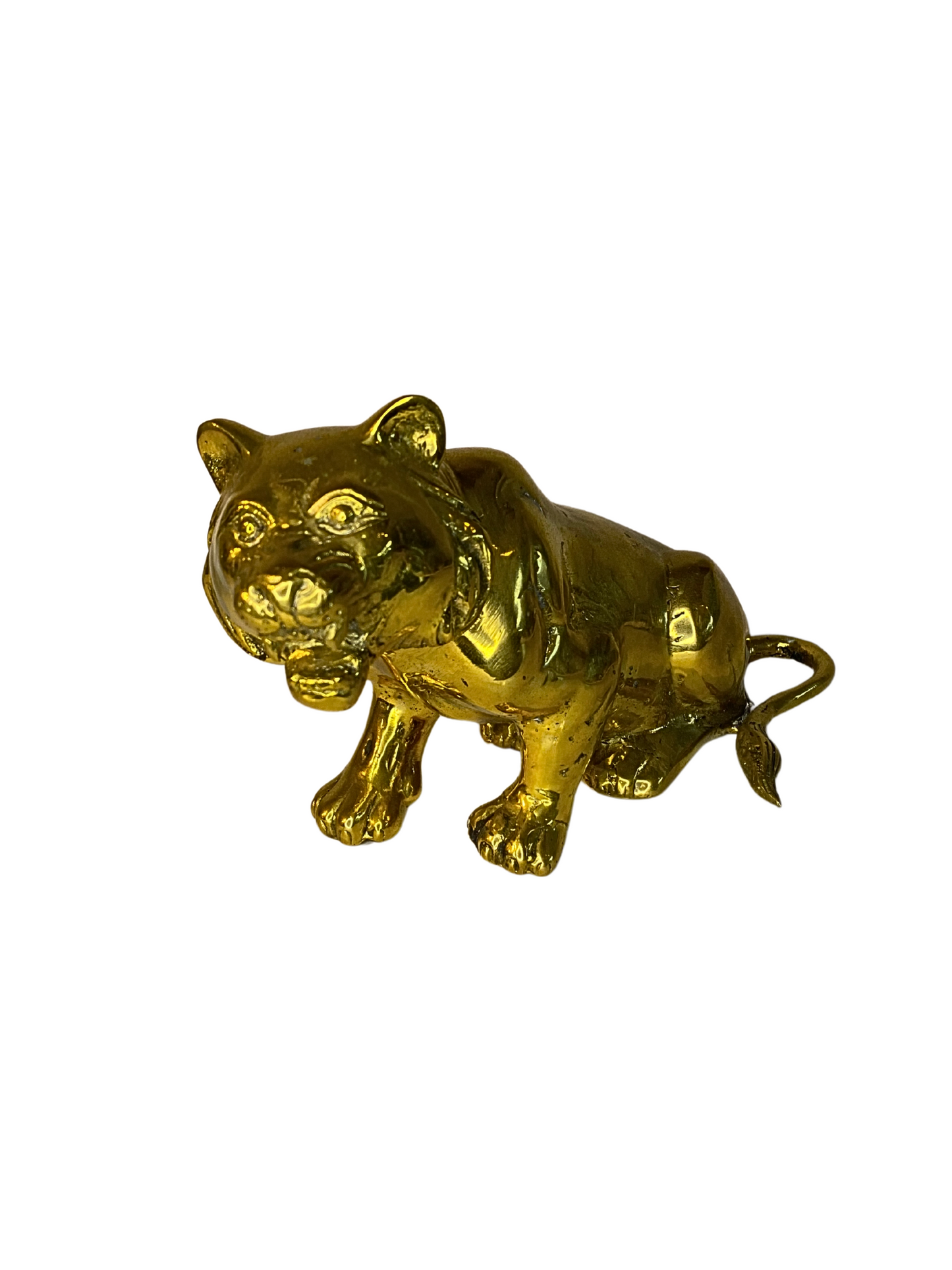 Brass deco tiger