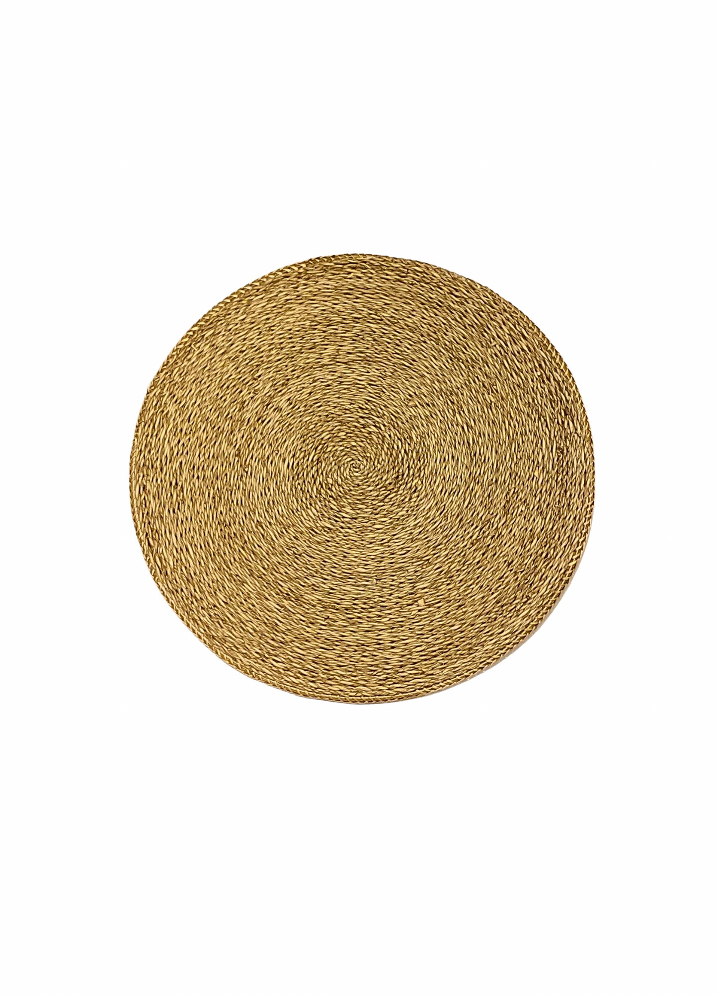 Placemats round Seagrass beige