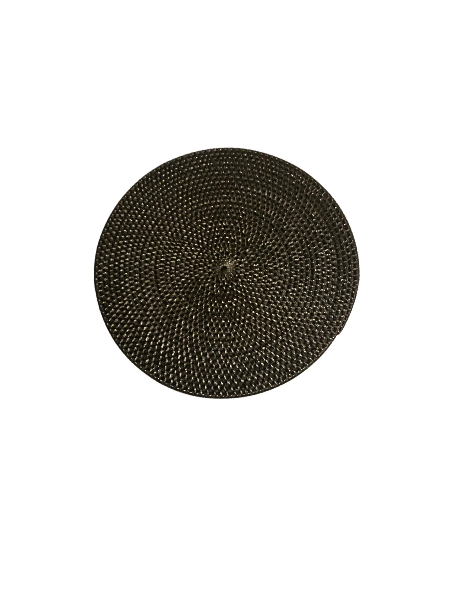 Rattan placemate black - 30cm