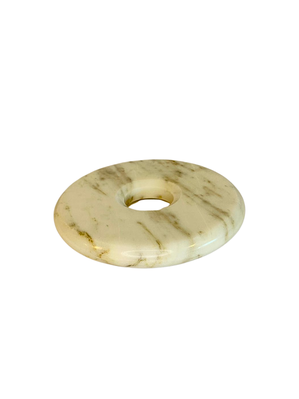Marble donut white - 15cm