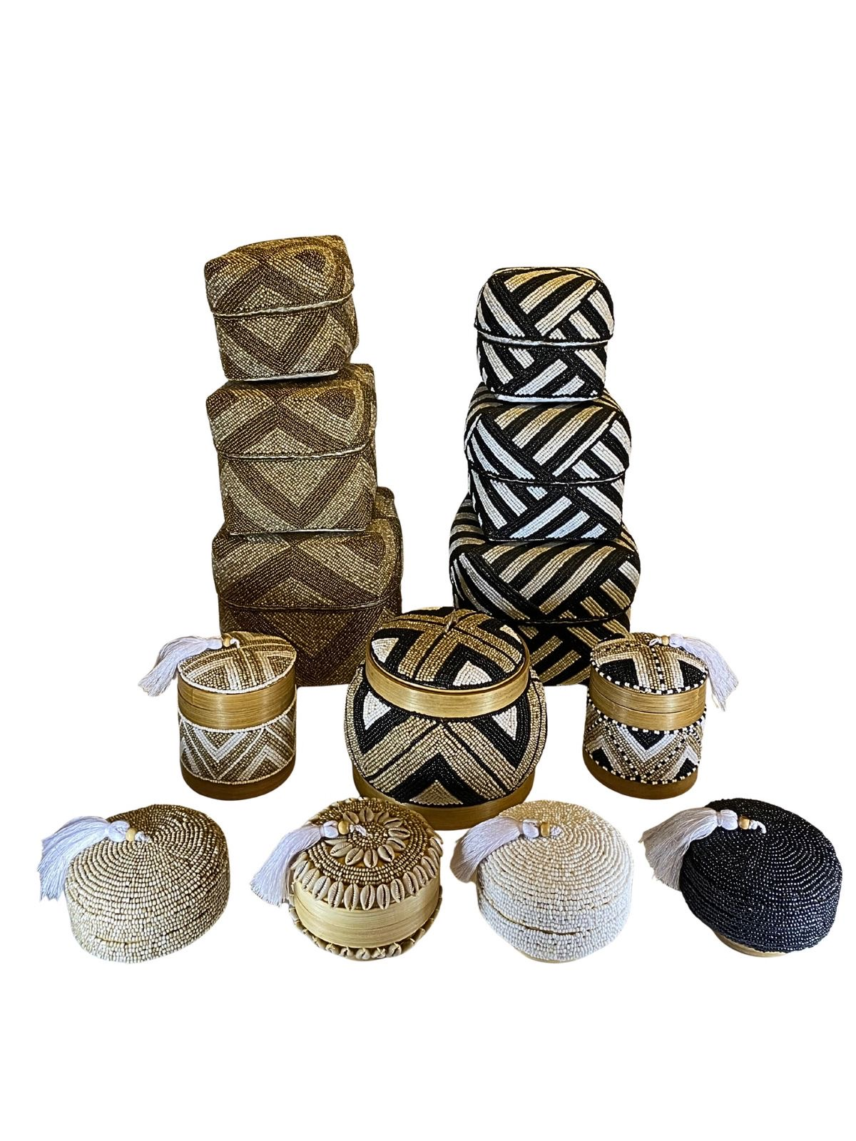 BEADED BOXES