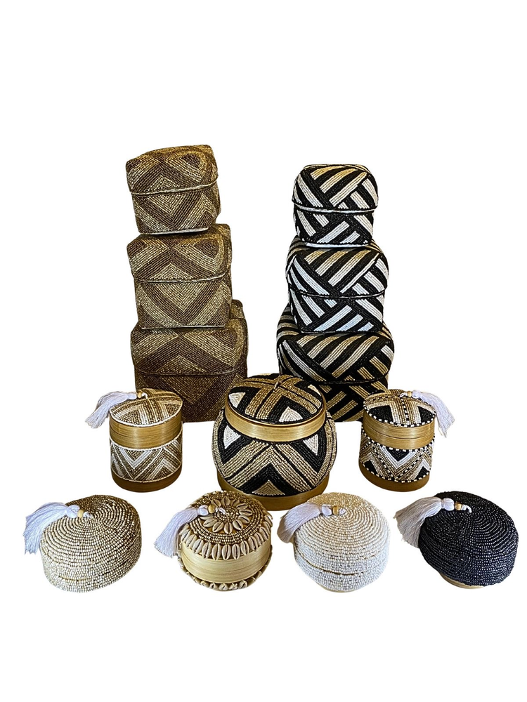 BEADED BOXES
