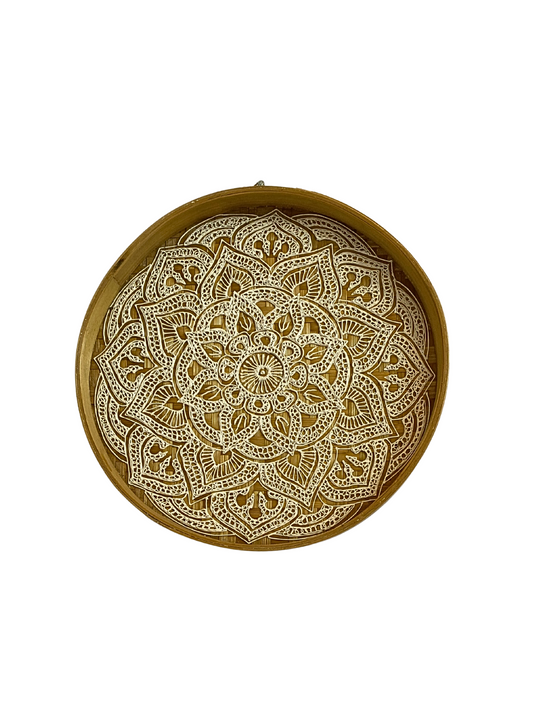 Traditional white bamboo L