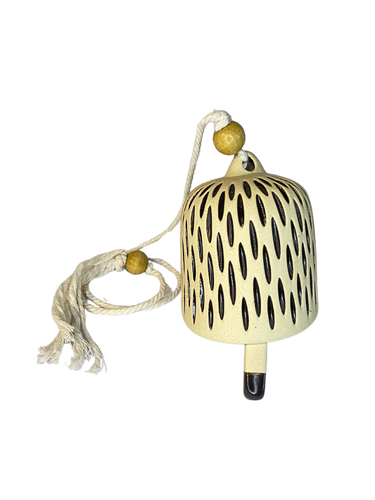 Ceramic bell black dot