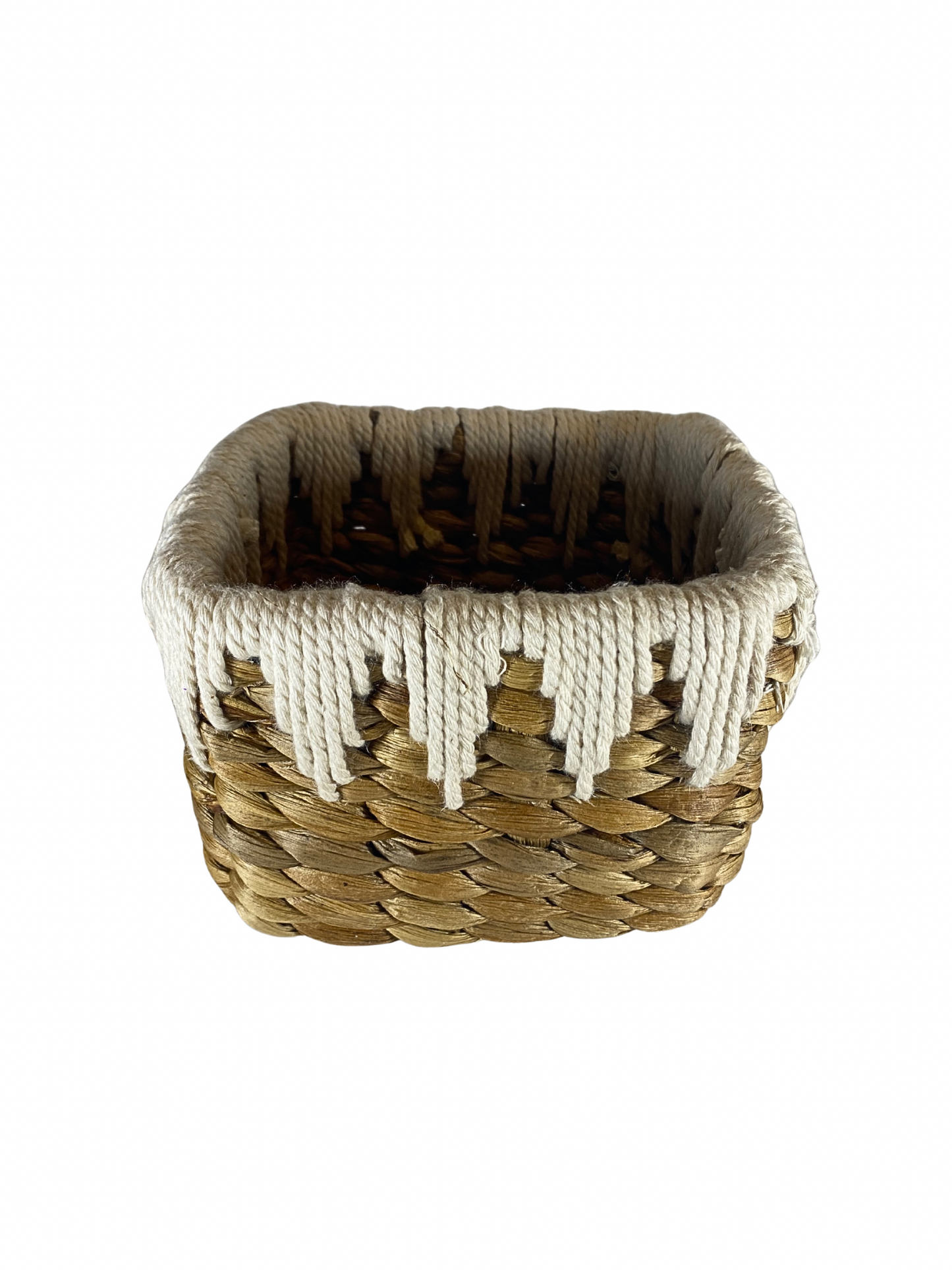 Natural square basket - 15cm