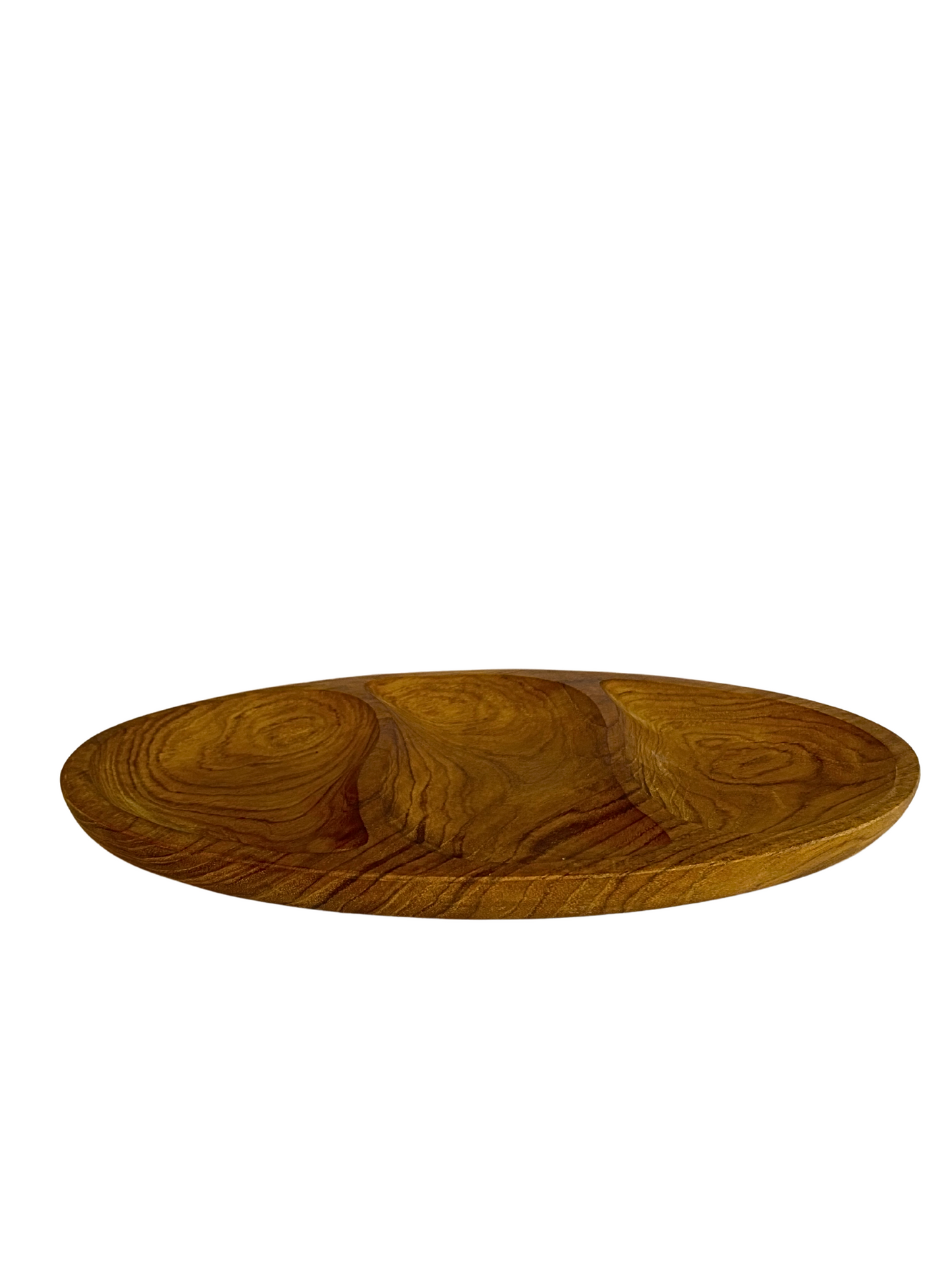 Wooden oval tray