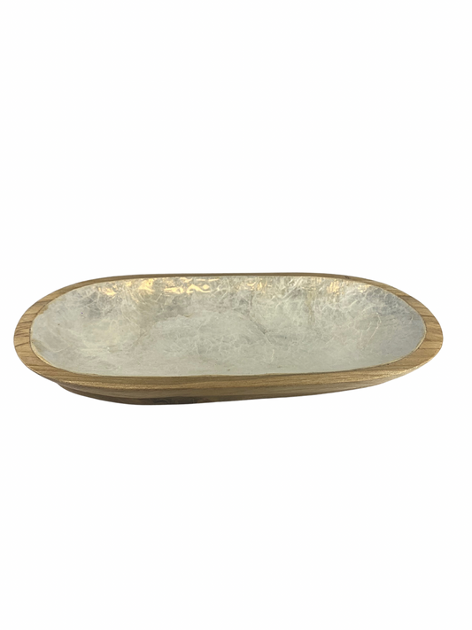 Shell bowl wooden