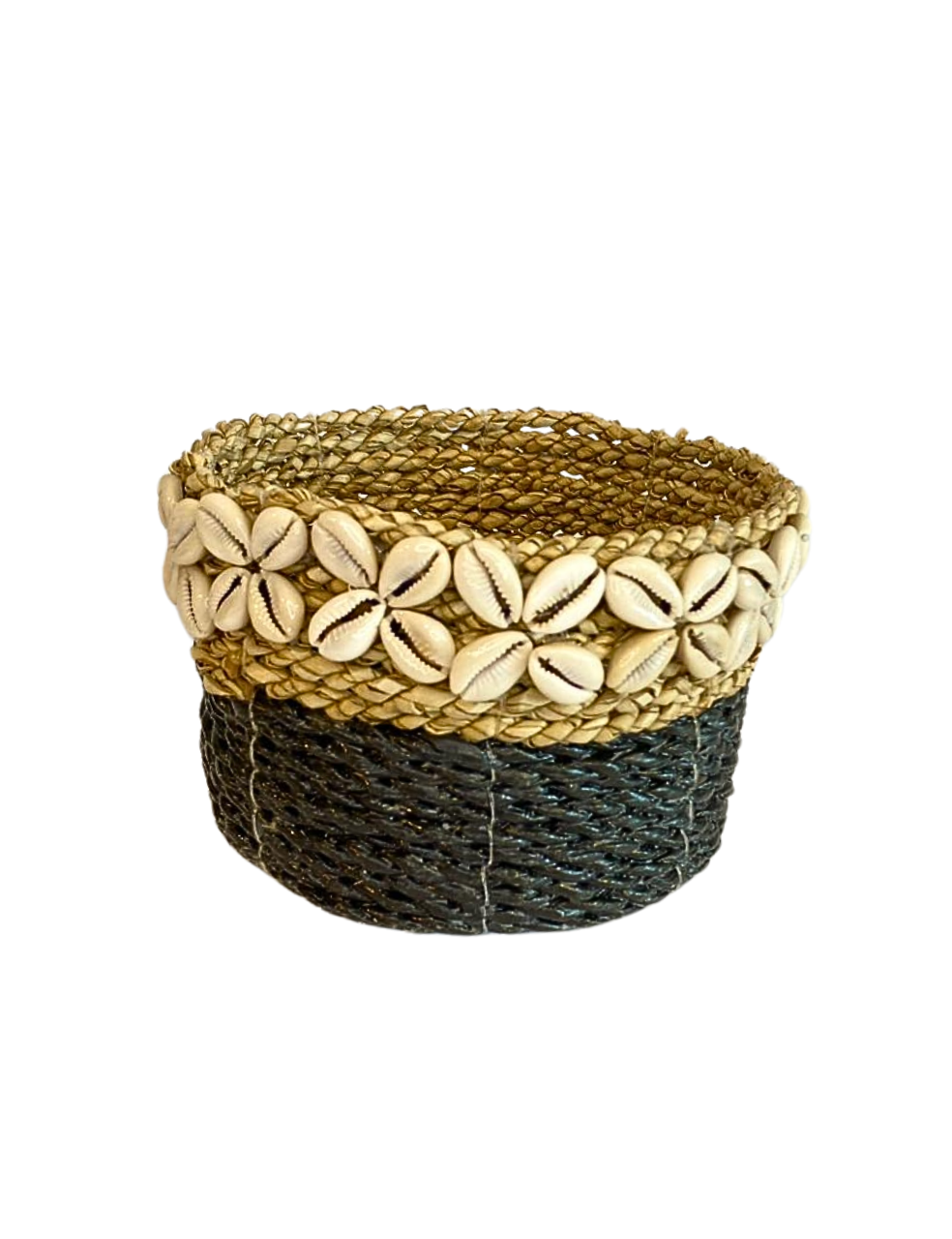 Shell basket rattan