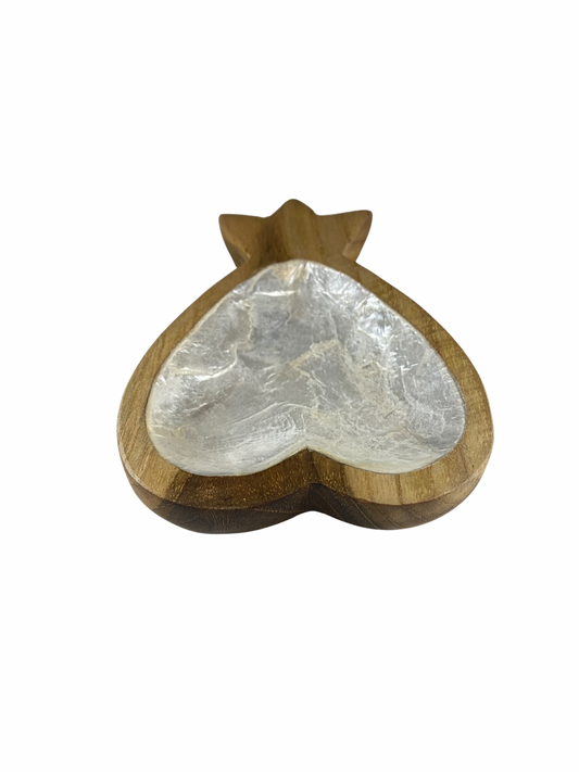 Wooden bowl shell small