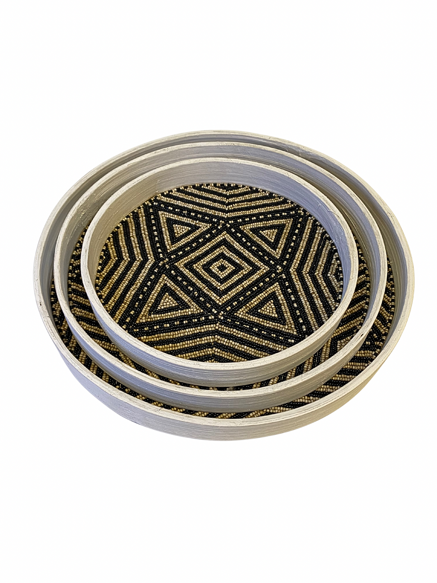 Set bamboo tray beads