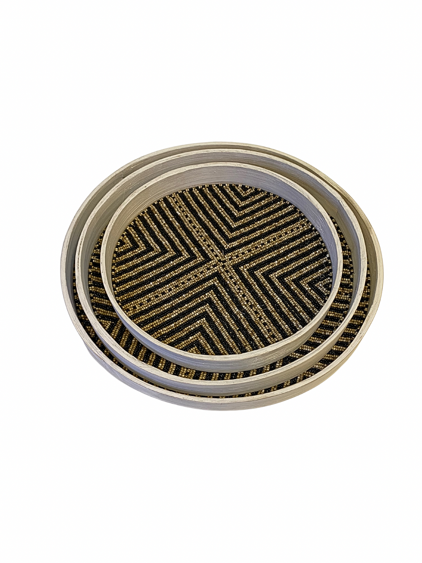 Set bamboo tray beads