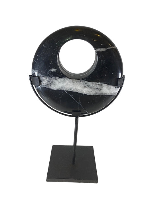Marble donut black