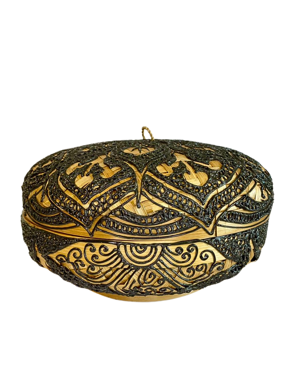 Set bamboo bowl black