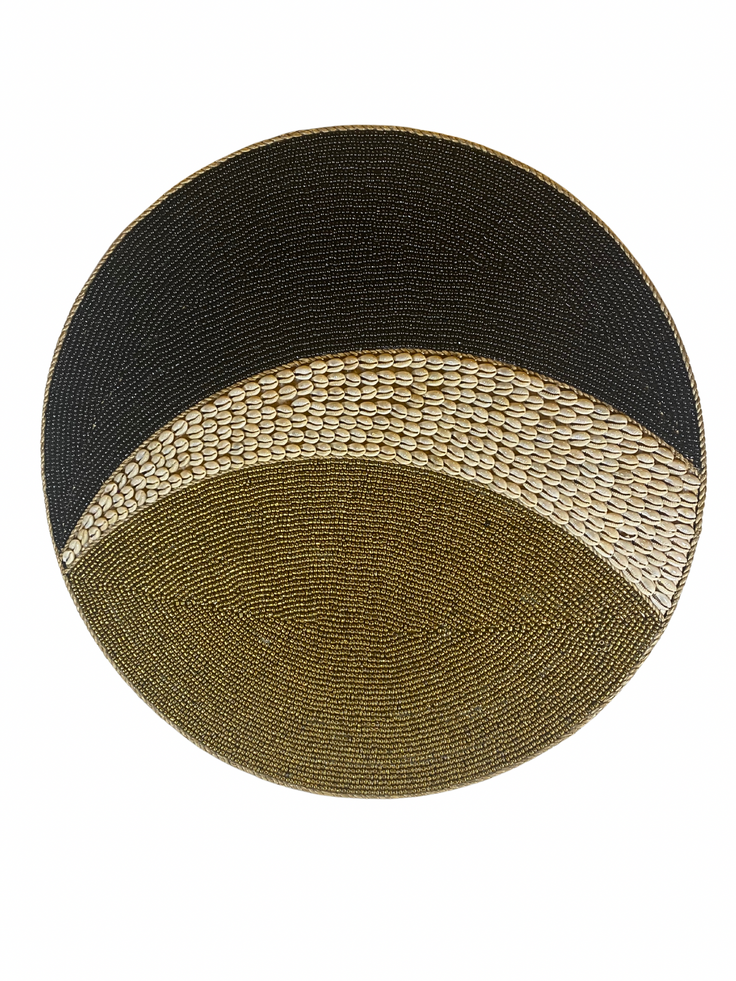 Wall decor beads shell round S,M,L