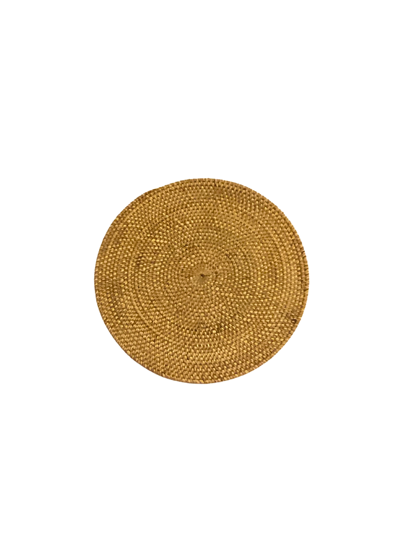 Rattan placemate black
 light brown