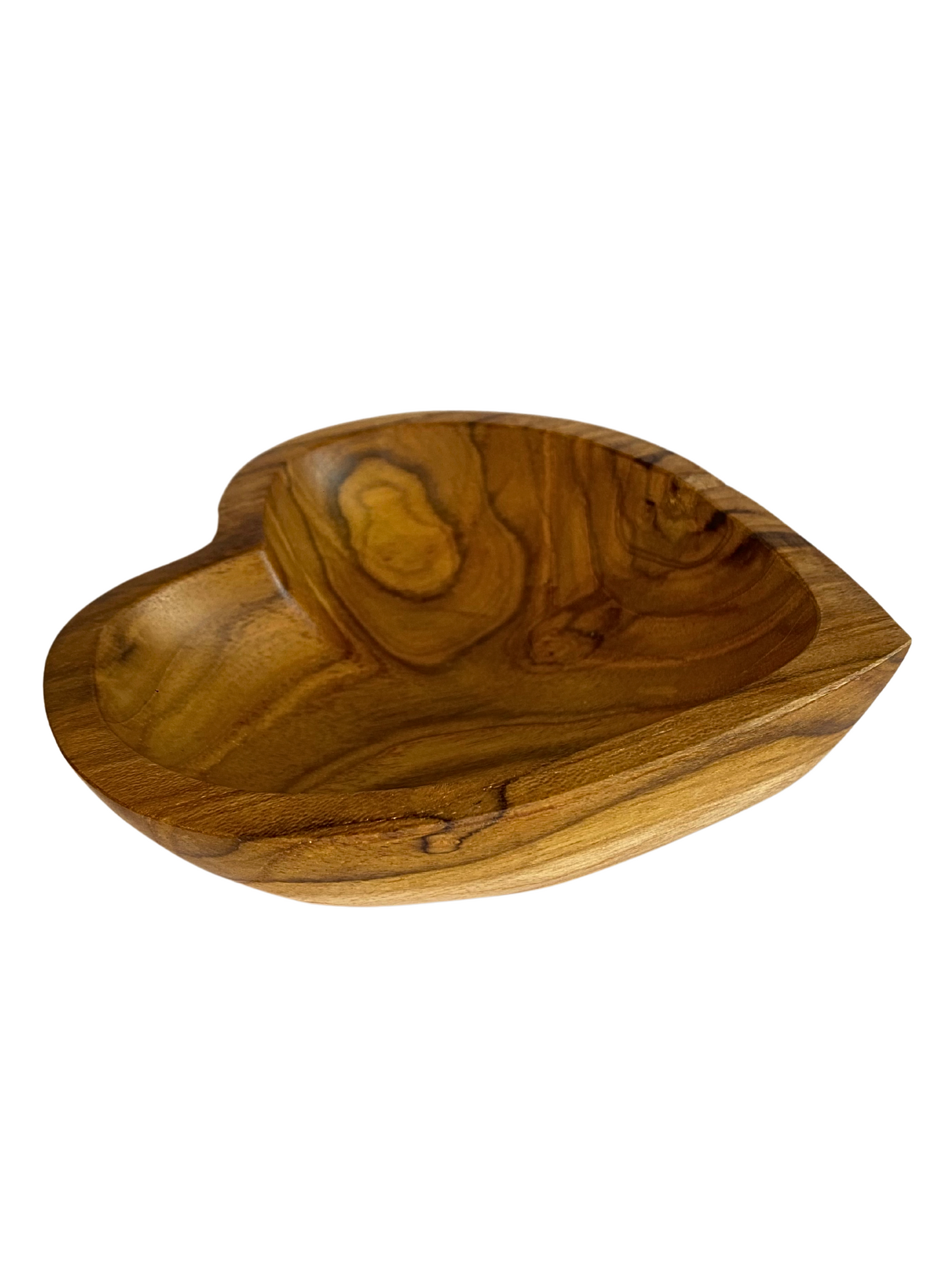 Wooden heart bowl
