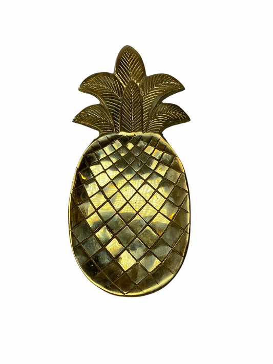 Brass pineapple dish
