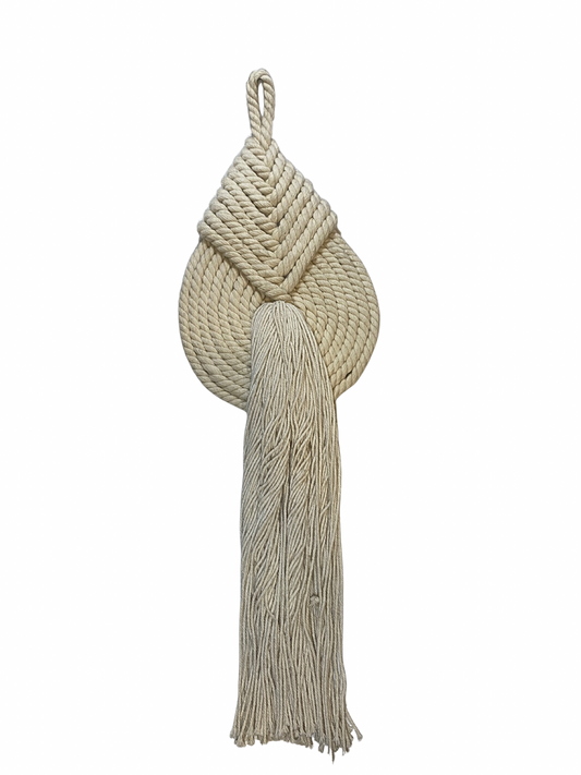 Wall hanger tassel white
