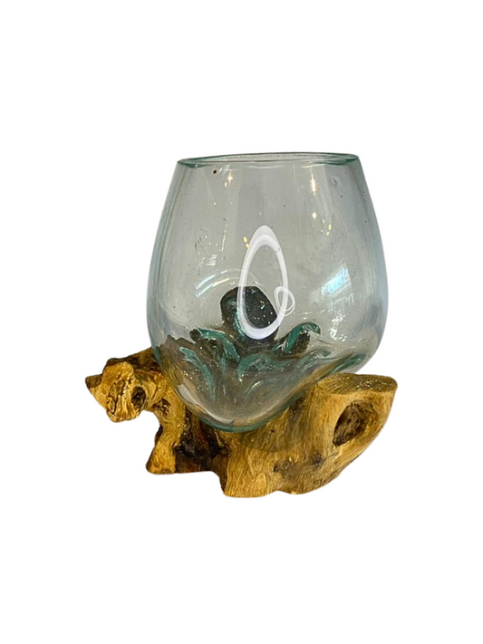 Wooden glass size 10