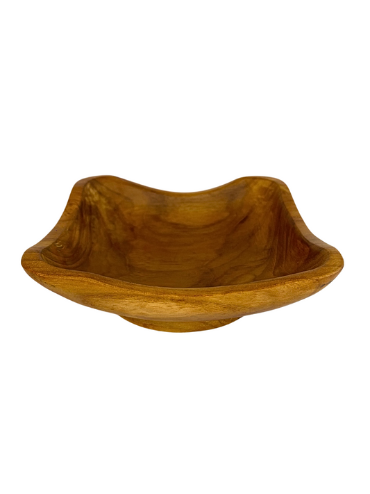 Wood bowl square