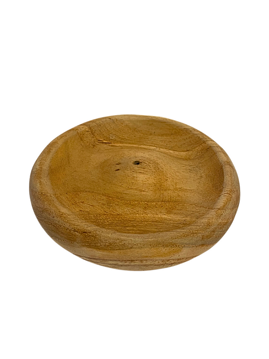 Wood incense holder - 10cm