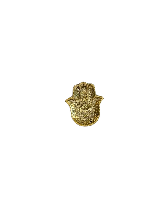 Brass hamsa plate size S