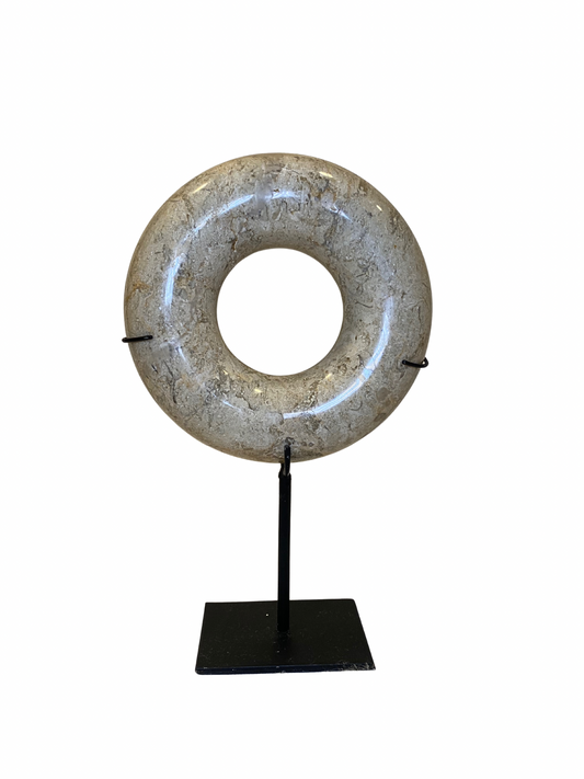 Marble donut cream 17cm