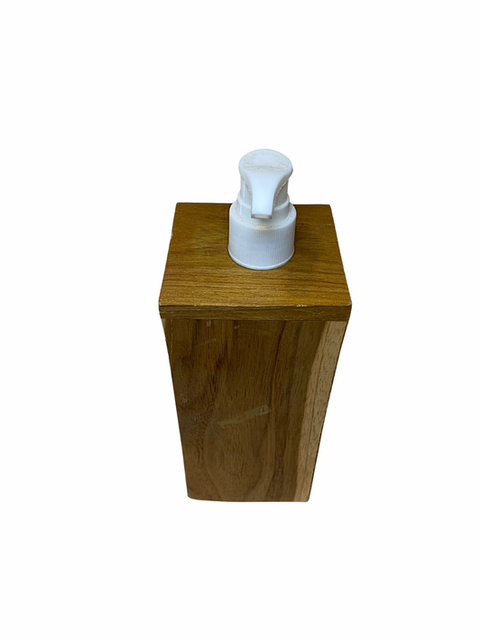 Dispenser bottle square wood  size M