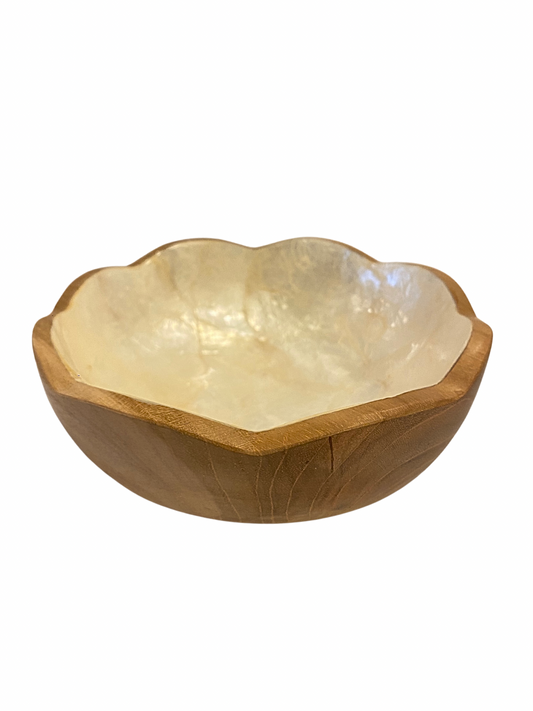 Shell flower bowl