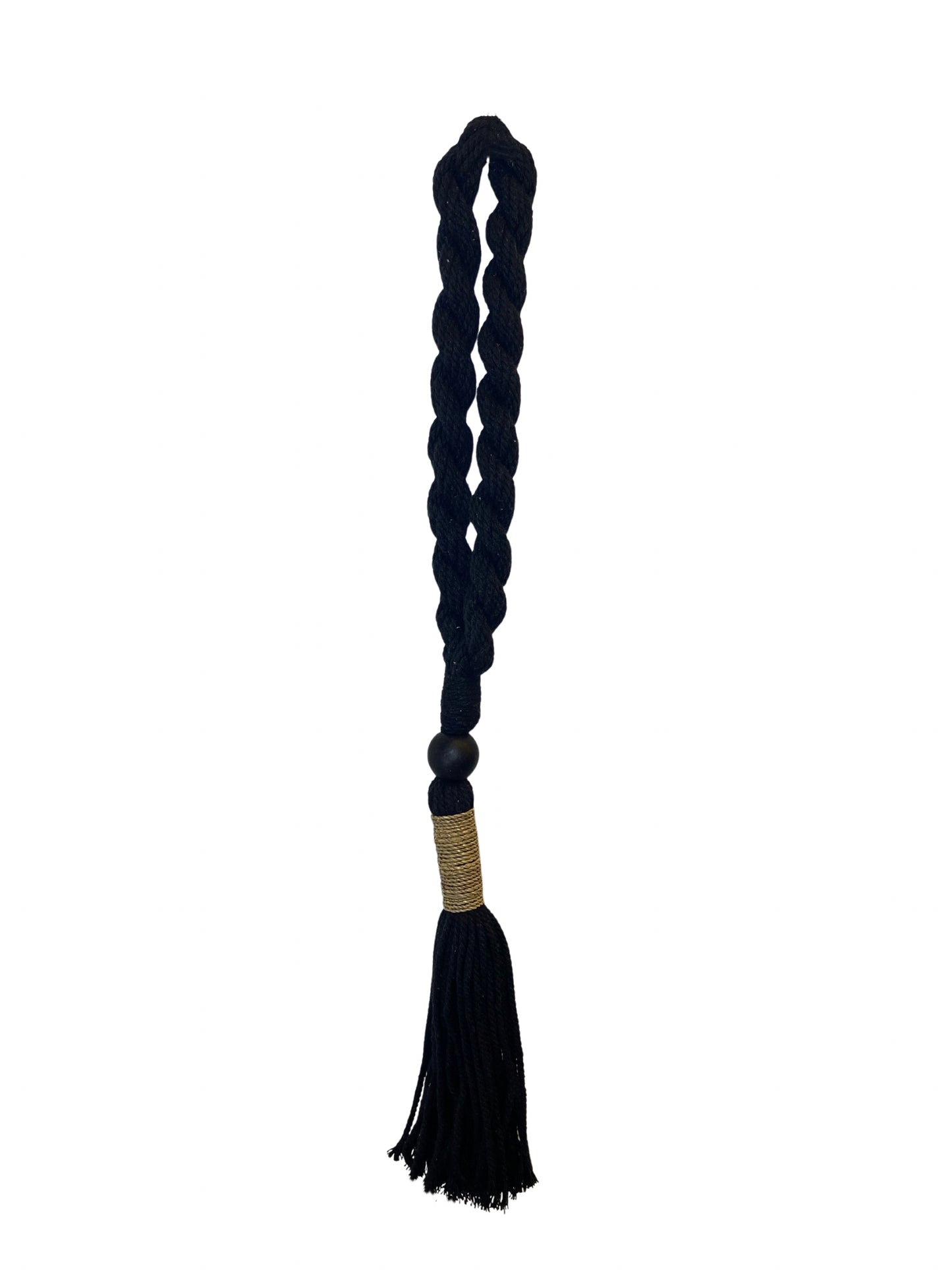 Tassel braid black