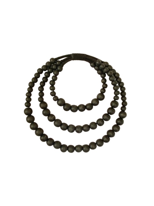 Wall decor beaded triple
